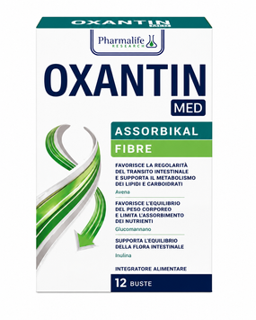 Дієтична добавка з клітковиною для нормалізації травлення Oxantin "Абсорбція", 12 саше по 7,4 500033 фото