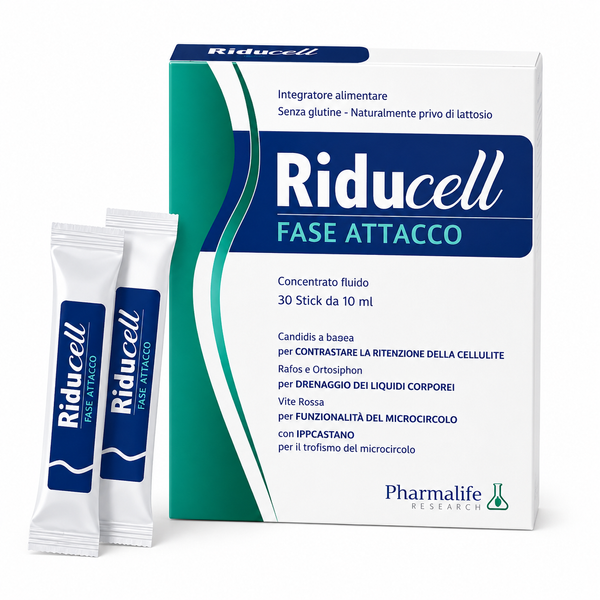 Диетическая добавка для выведения лишней жидкости Riducell , 30 стиков , Италия 214706 фото