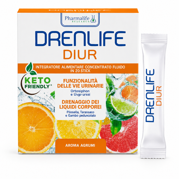 Drenlife Diur со вкусом цитрусов, Драйн Livesta 30 стиков по 10 мл, Pharmalife, Италия 214717 фото